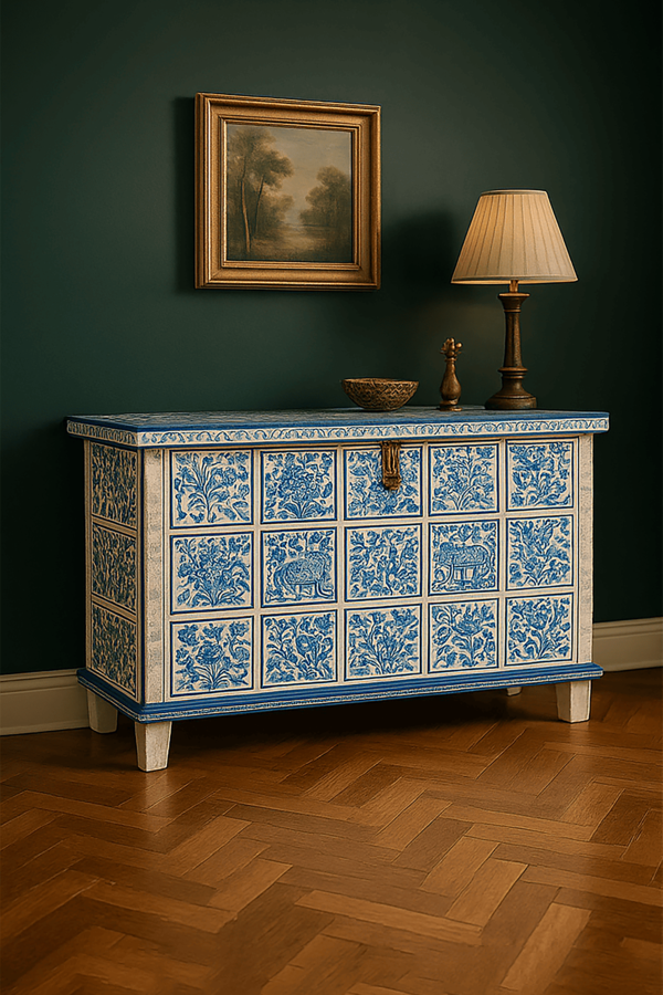 Blue Jaipur Chest