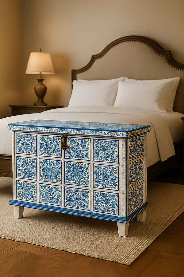 Blue Jaipur Chest