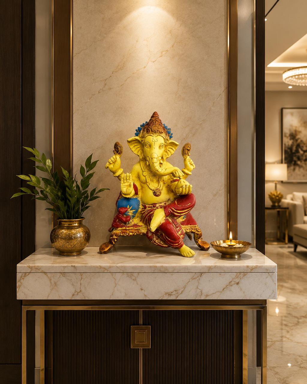 Ganesha | An Auspicious Presence, Crafted in Brass to Last