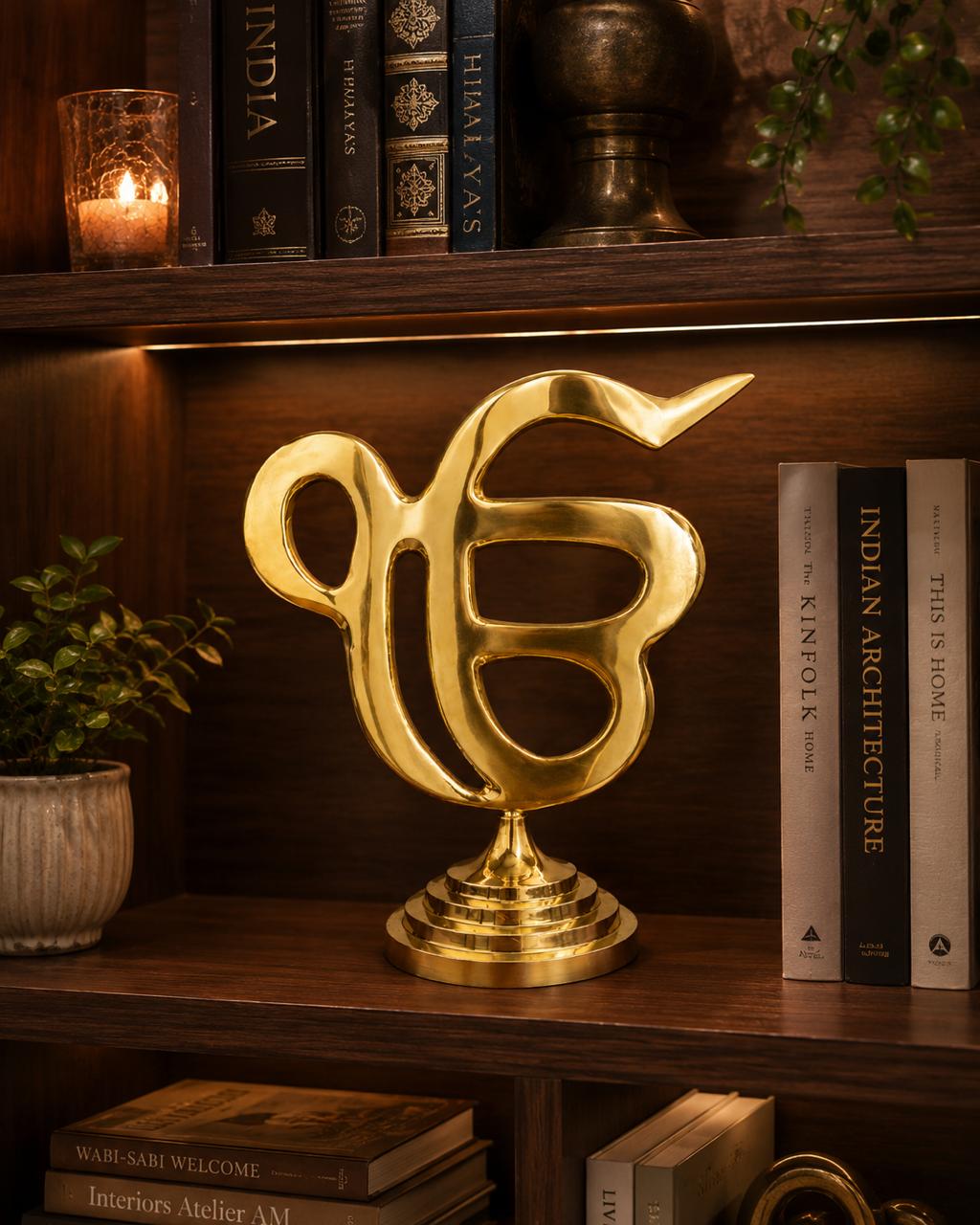 Ek Onkar Blessing Sculpture in Brass