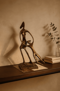 Mother & Child – Brass Abstraction