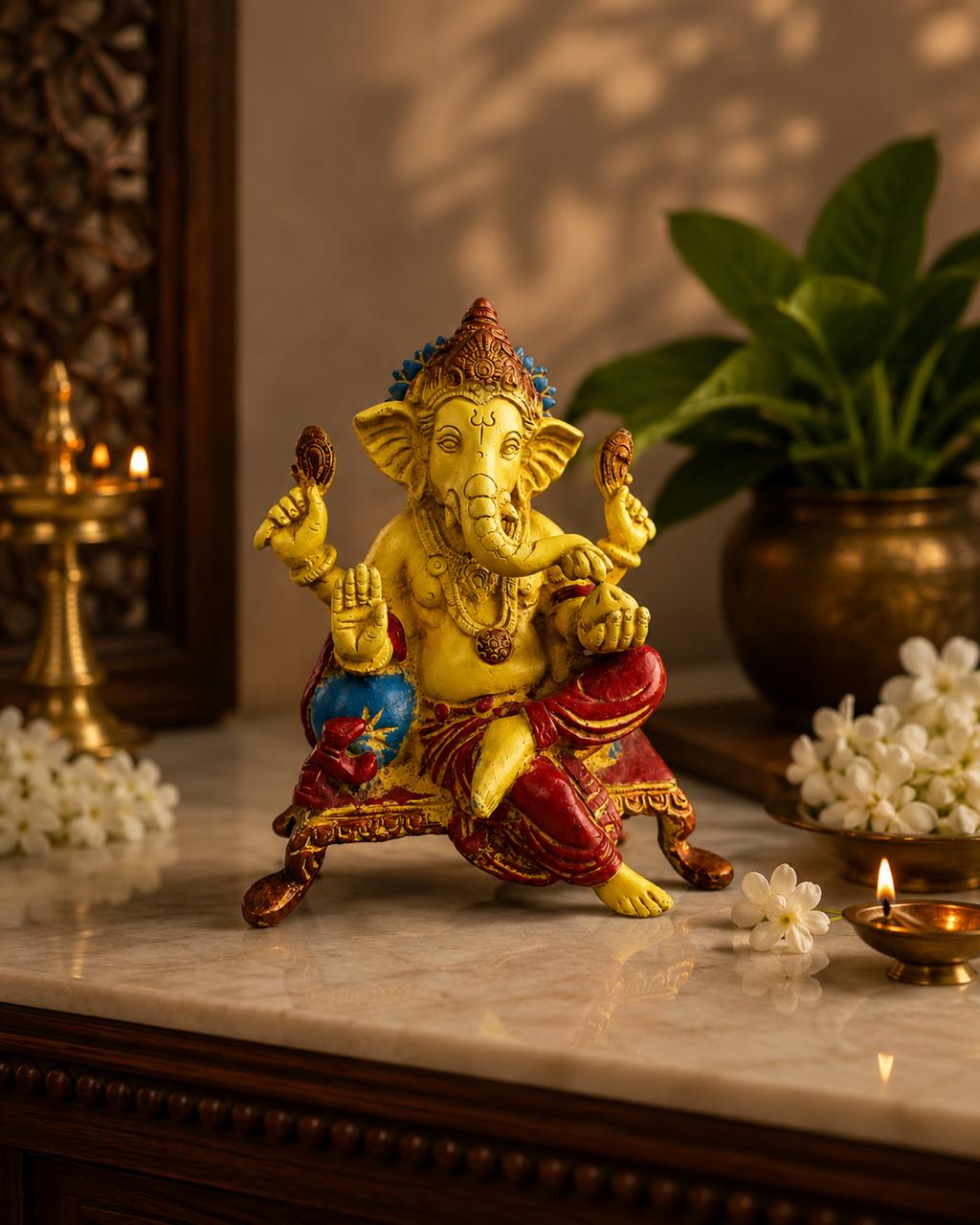 Ganesha | An Auspicious Presence, Crafted in Brass to Last
