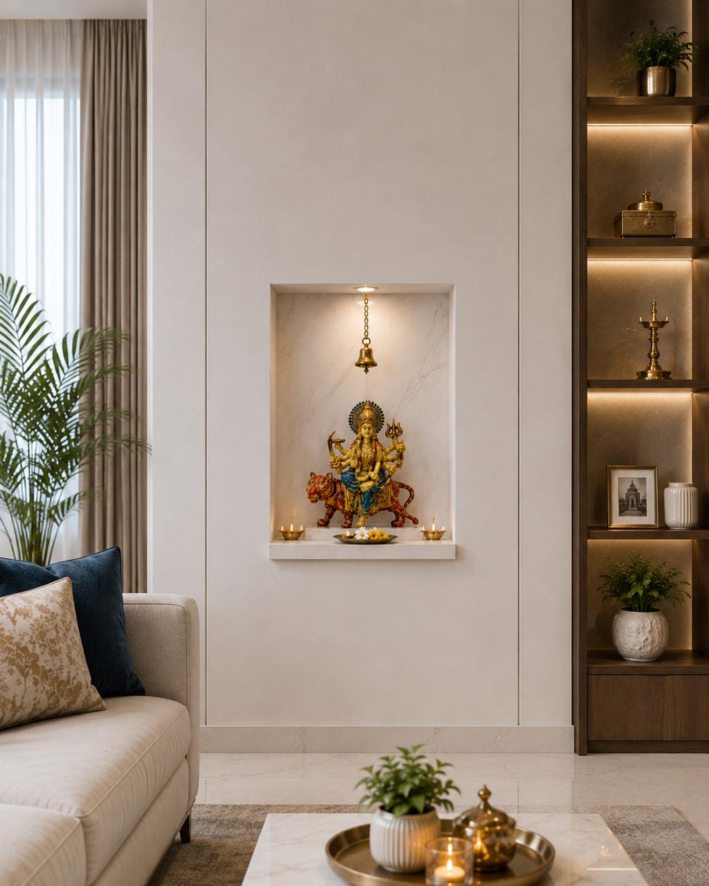The Eternal Shakti | Coloured Brass Sculpture