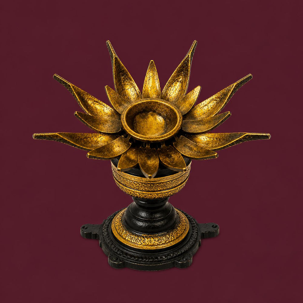 Lotus Brass Diya I Where Rituals Bloom