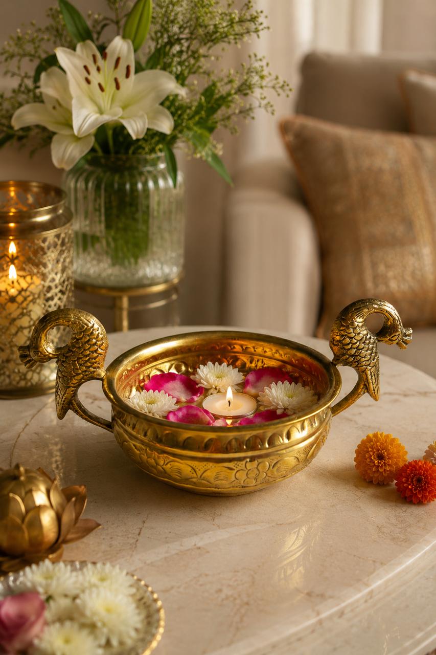 Mayur Heritage Brass Urli