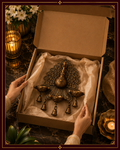 Mayur Jyoti Wall Lamp - Mayur Jyoti Wall Diyas – Handcrafted Brass Wall Décor for Elegant Spaces