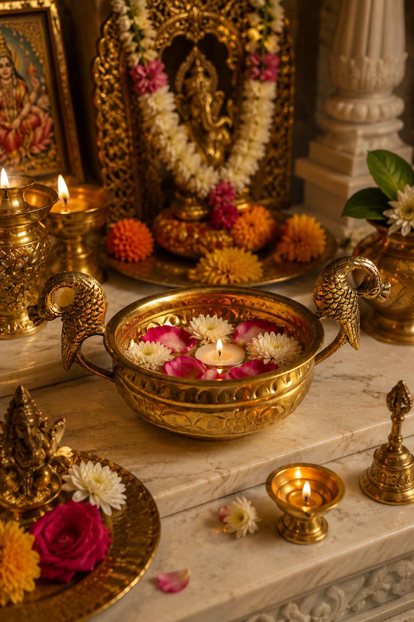 Mayur Heritage Brass Urli