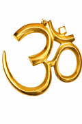 Sacred Om Wall Sculpture in Brass
