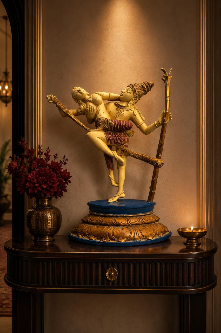Rathi Manmathan Brass Sculpture | Handcrafted Indian Heritage Art | Cocuze
