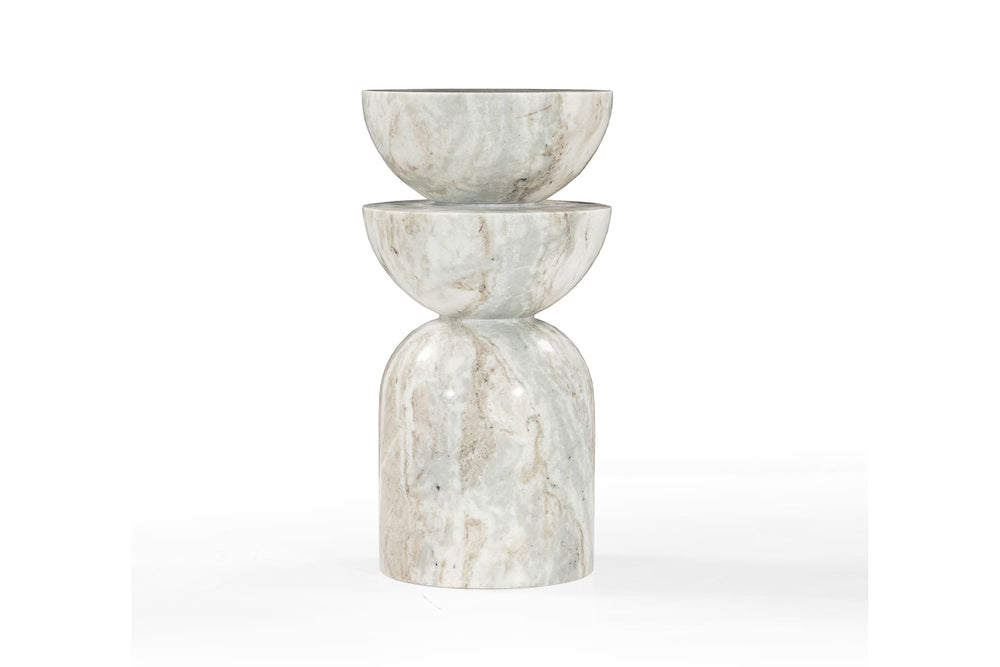 Udaipur Sawar Marble Accent Table