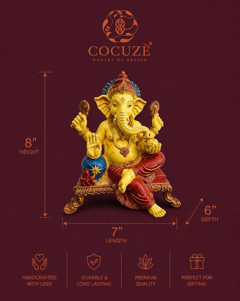 Ganesha | An Auspicious Presence, Crafted in Brass to Last