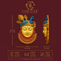 Shrinathji | Krishna - The Divine Presence in hand-coloured Brass