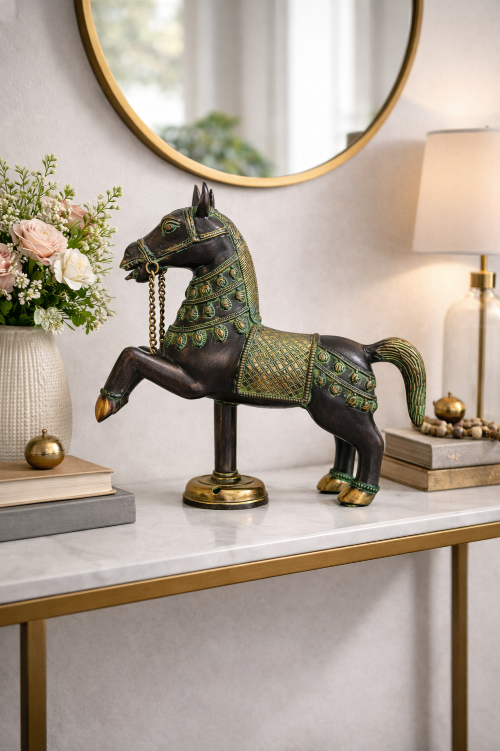 Regal Horse – Brass Stallion