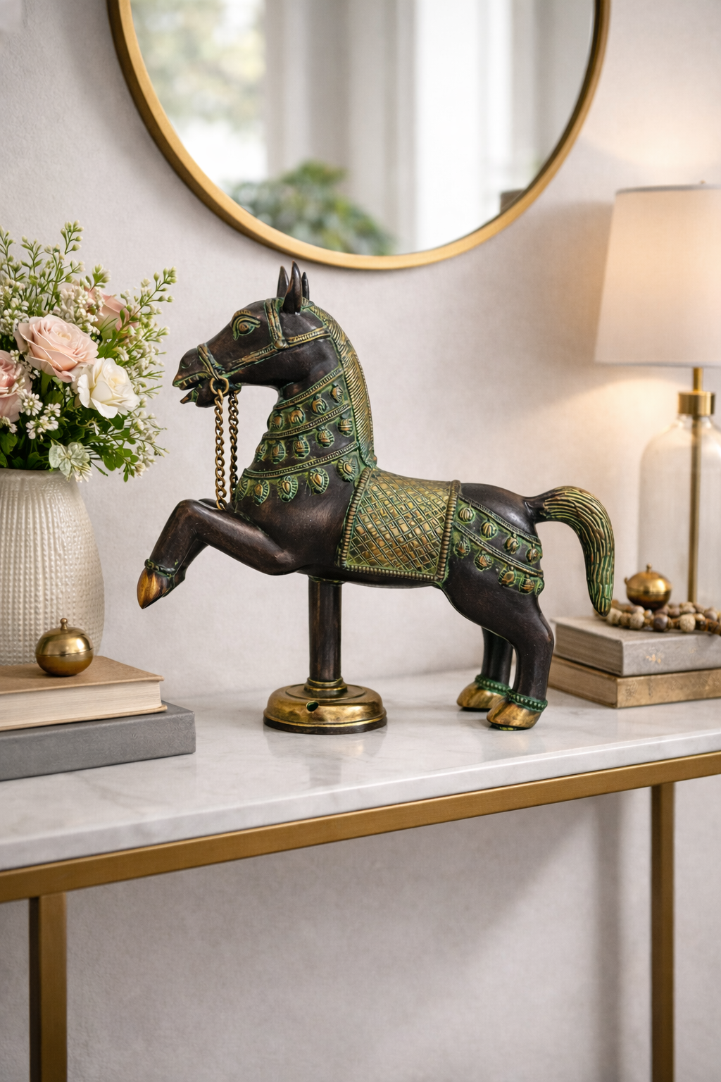 Regal Horse – Brass Stallion
