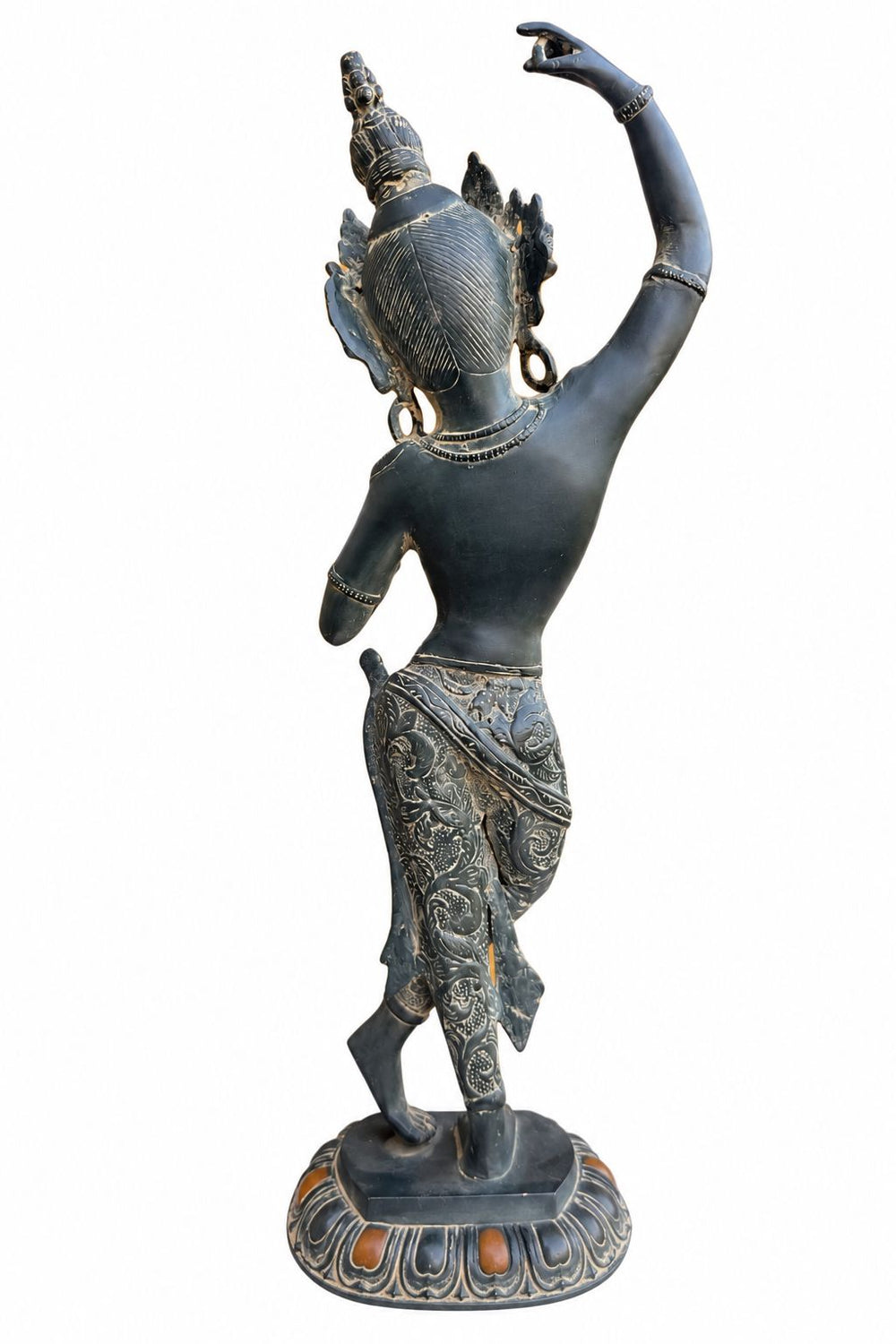Apsara in Blue-Grey Patina (20 inches)