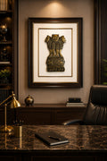 The Ashoka Emblem | Handcrafted Brass Sculpture (Unframed)