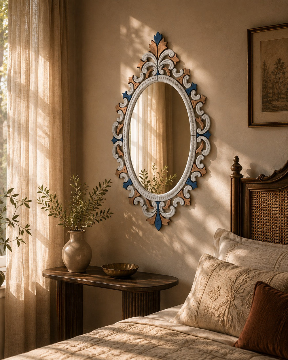 The Avignon Venetian Mirror | Venetian Grandeur, Handcrafted in India