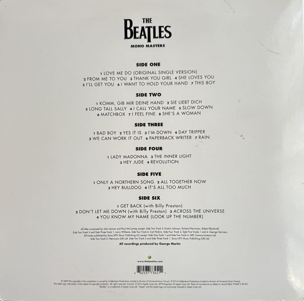 The Beatles Mono Masters - 3 LPs