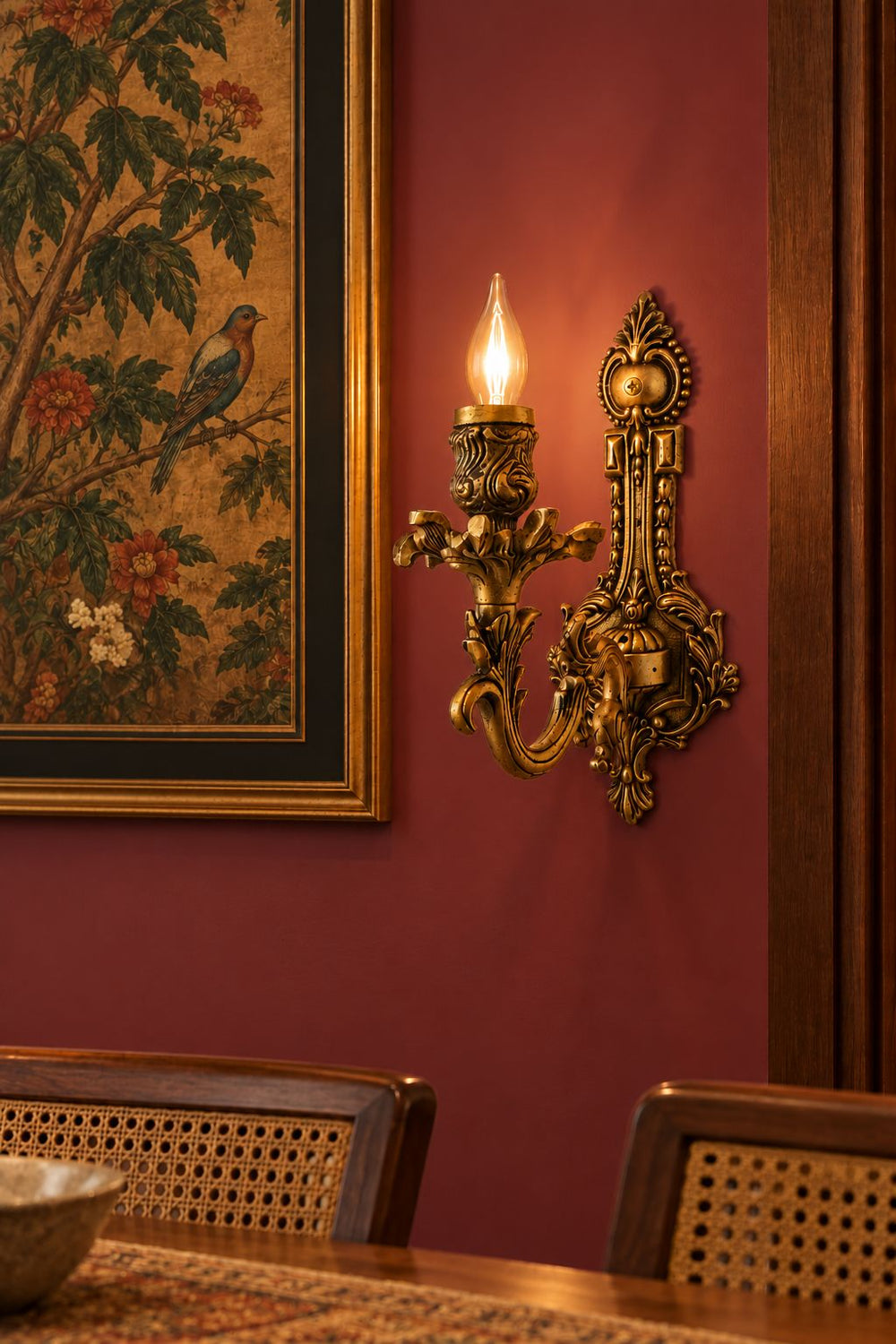 Single Brass Sconce - Ek Jyot