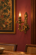 Single Brass Sconce - Ek Jyot