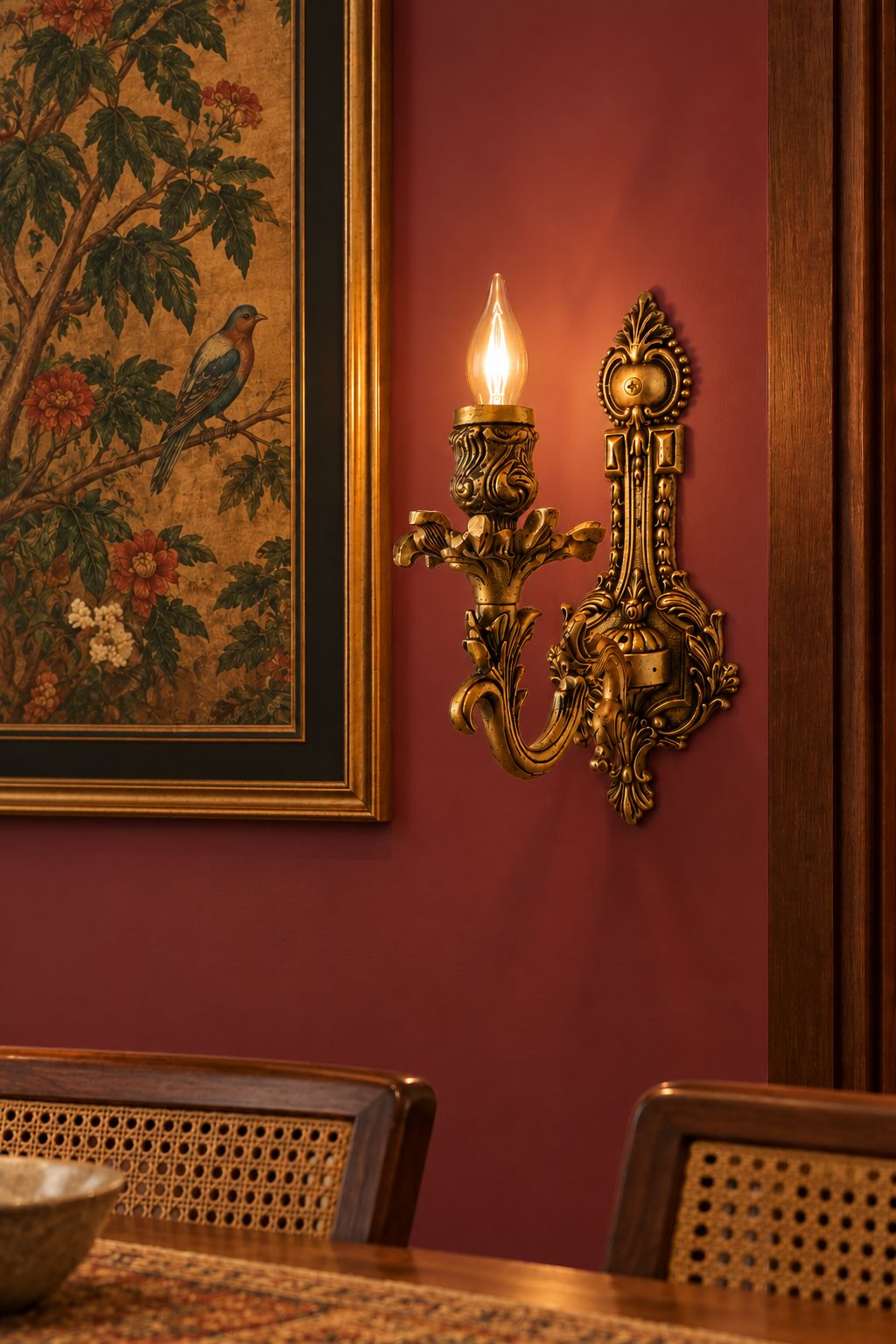 Single Brass Sconce - Ek Jyot