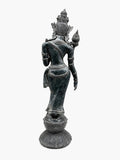 Balinese Bronze Shakti Sculpture in Bronze | 43-Inch Antique Finish Goddess Statue