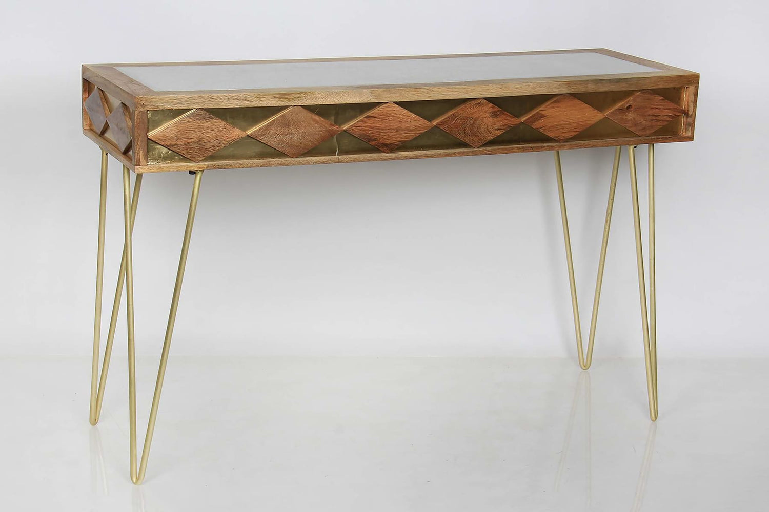 Sawar Wood & Iron Console Table