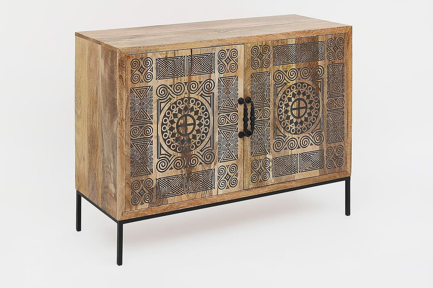 Paloma Wood & Iron Cabinet
