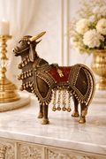 Dhokra Brass Royal Bull in Ornaments