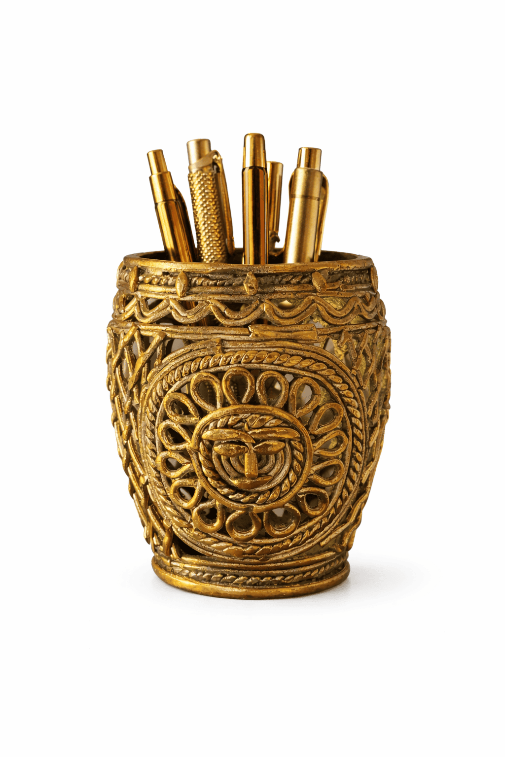 Dhokra Brass Sun Accessory Holder