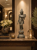 Balinese Bronze Devi Sculpture – 44”