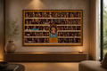 Shree Hanuman Chalisa Phad Painting with Brown Background (Original by a National Awardee)