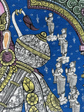 Sundar Kand - Hanuman Ji in Pattachitra Painting by a National Awardee (Canvas Print - Unframed)