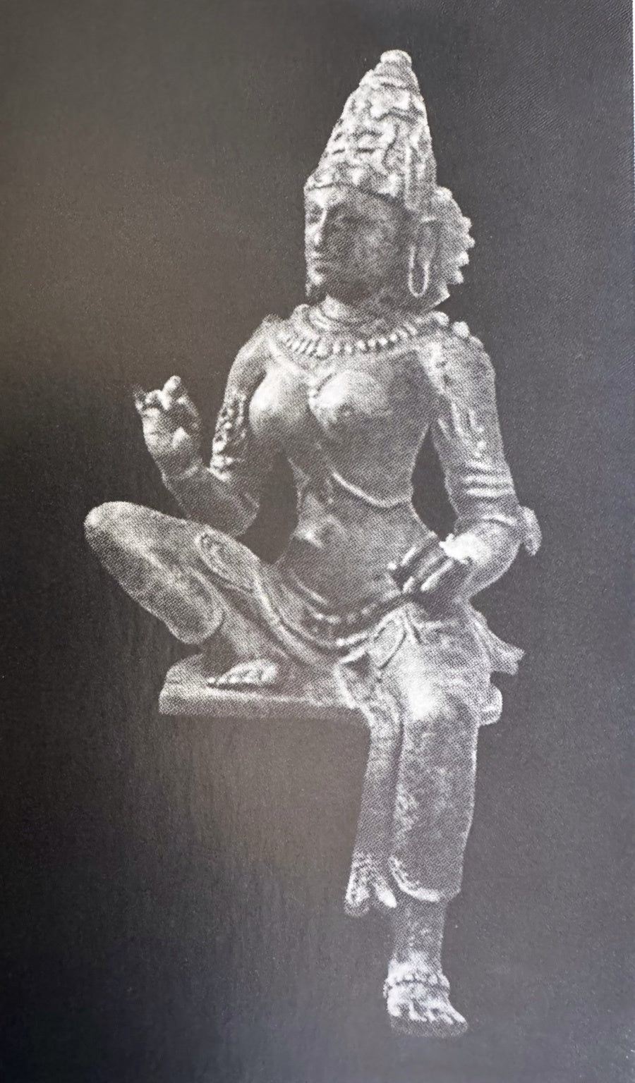 Chola Parvati in 20 inch in Lalitasana –(Inspired by Early Chola bronzes of Parvati, circa 1000 A.D.)