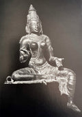 Chola Parvati in 20 inch in Lalitasana –(Inspired by Early Chola bronzes of Parvati, circa 1000 A.D.)
