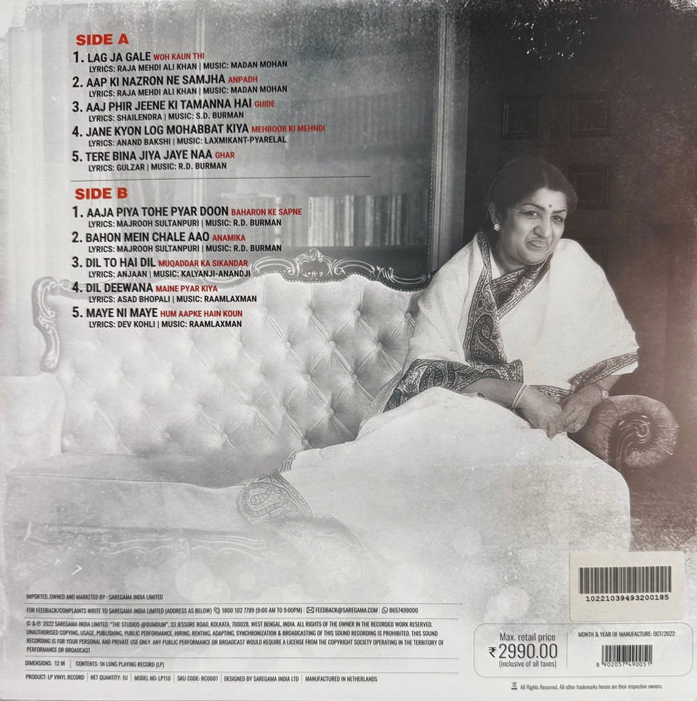 Greatest Hits Lata Mangeshkar