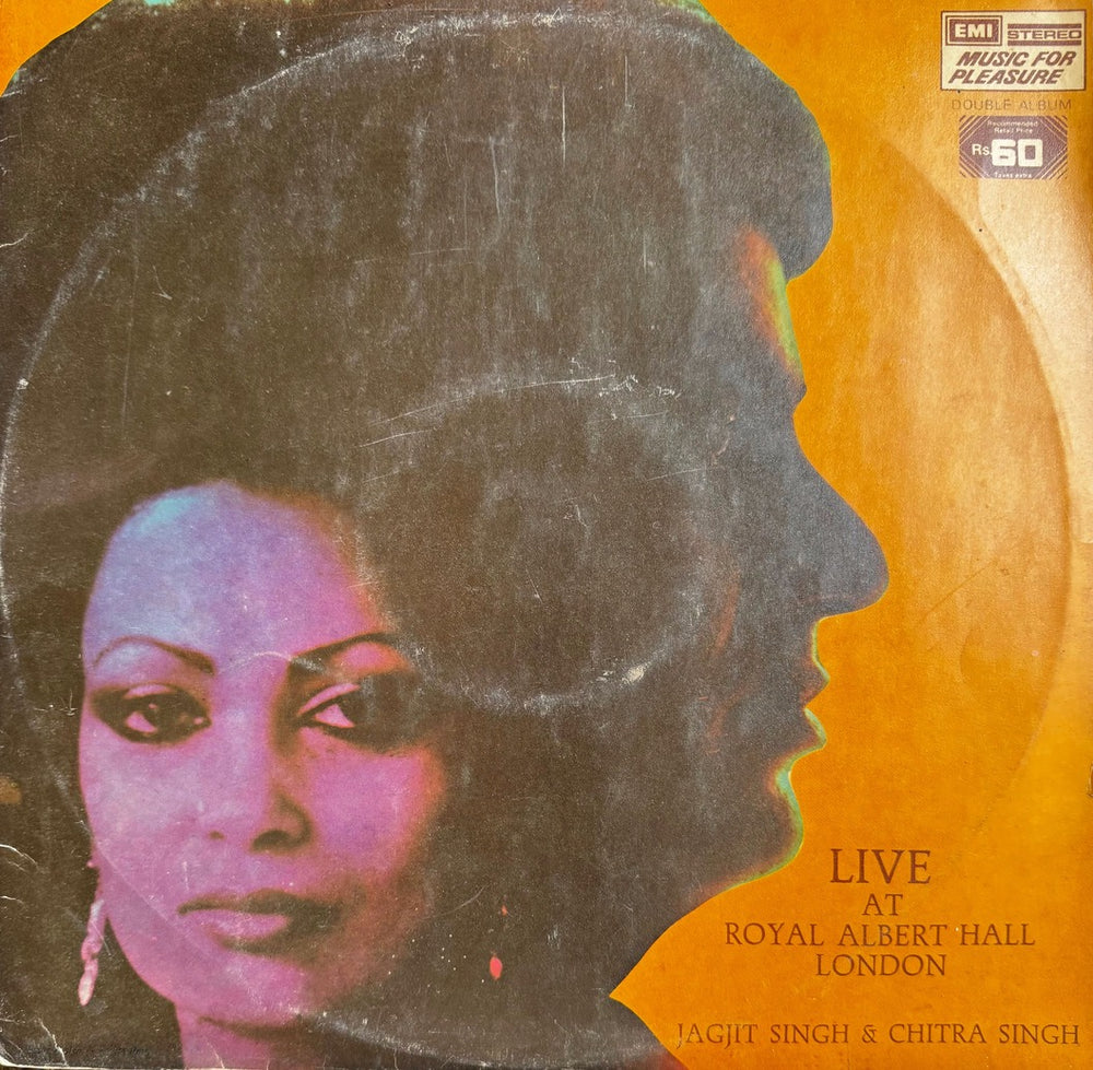 Live at Royal Albert Hall London (Double LP)- Jagjit & Chitra