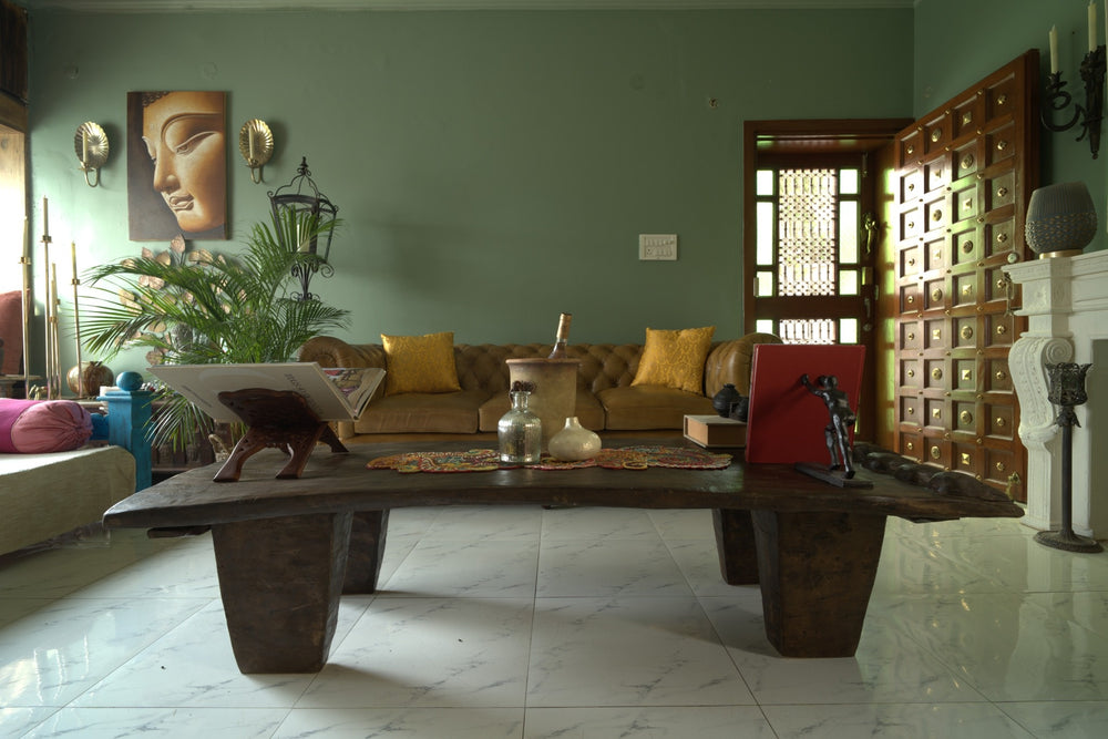 Naga Coffee Table - Sculptural Tribal Furniture Piece