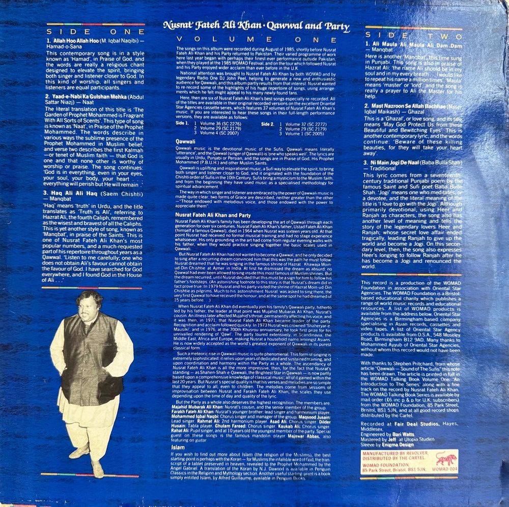 Nusrat Fateh Ali Khan - WOMAD Vol 1