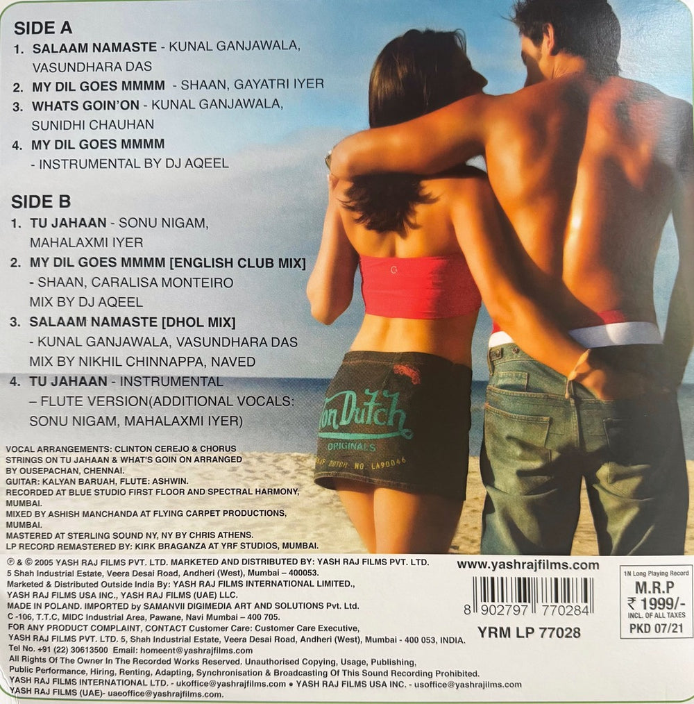 Salaam Namaste LP Record First Pressing