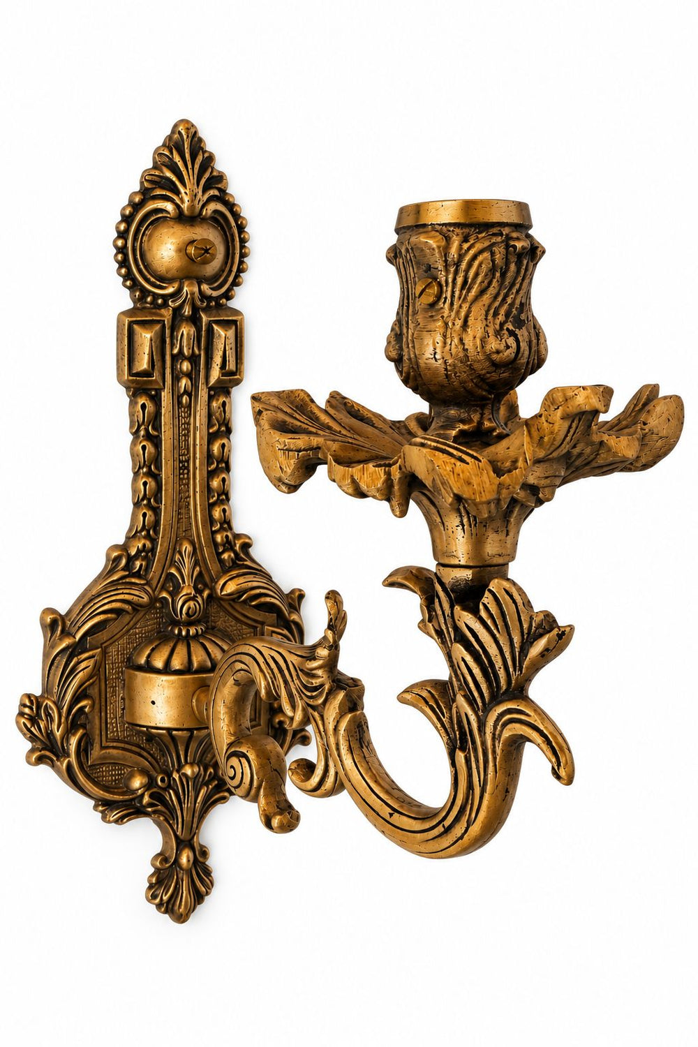 Single Brass Sconce - Ek Jyot