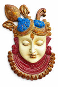 Shrinathji | Krishna - The Divine Presence in hand-coloured Brass