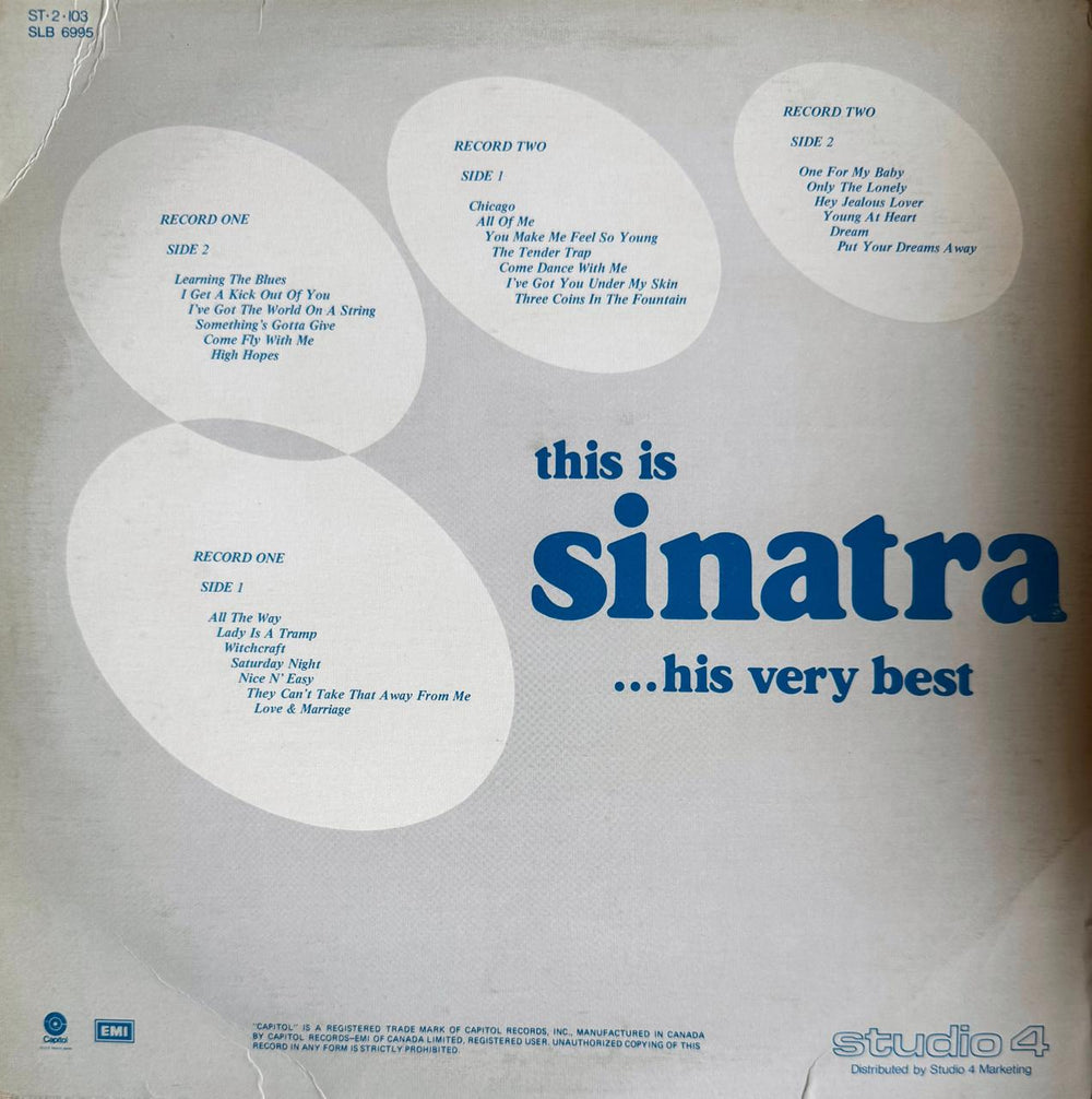 This is Sinatra his very best Double LP Record - Rare Album