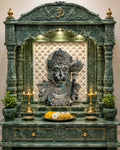Hanuman Ji | Antique Patina Sculpture in Brass | Sacred Luxury