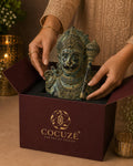 Hanuman Ji | Antique Patina Sculpture in Brass | Sacred Luxury