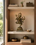 Balinese Bronze Goddess Kali Sculpture in Bronze | 17-Inch Antique Finish Goddess Statue