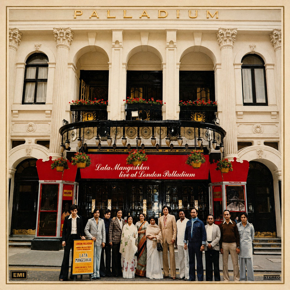 Lata Live at London Palladium Double LP Vinyl Record (Pre-Loved VG)